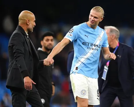 Erling Haaland Enters Exclusive UCL Half-Century Group, Hailed by Guardiola as CR7 and Lionel Messi's Fellow Monster